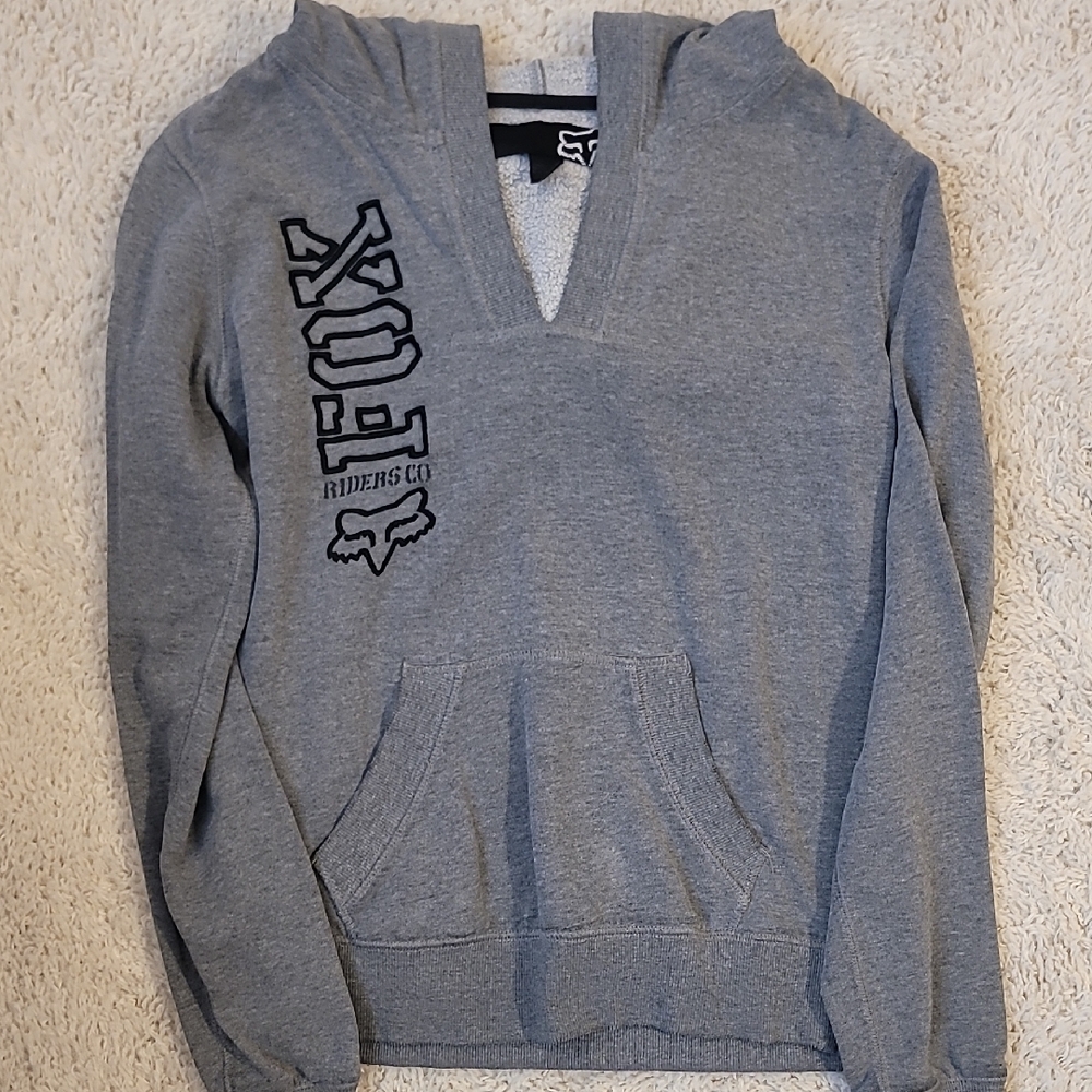 Fox Gray V-Neck Men's Sweater